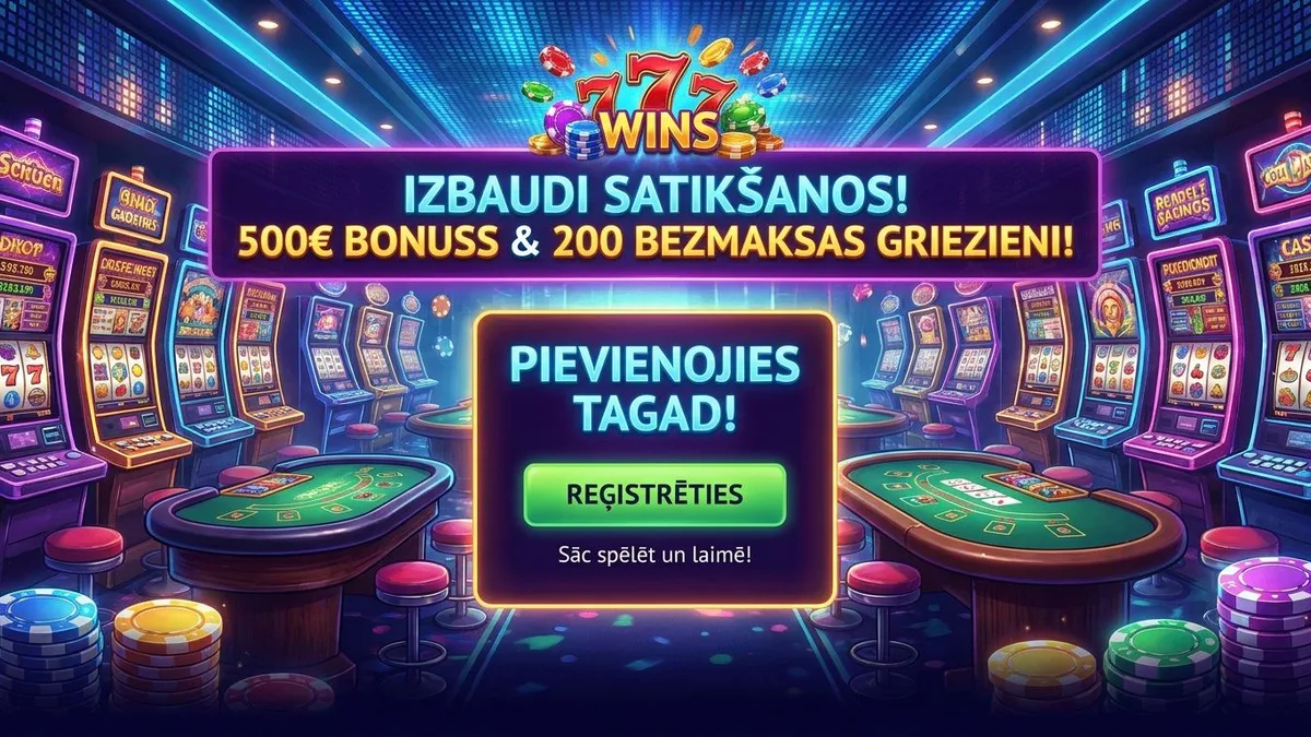 Reģistrēšanās ar bonusu
